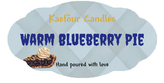 Warm Blueberry Pie - Single Wick Candle