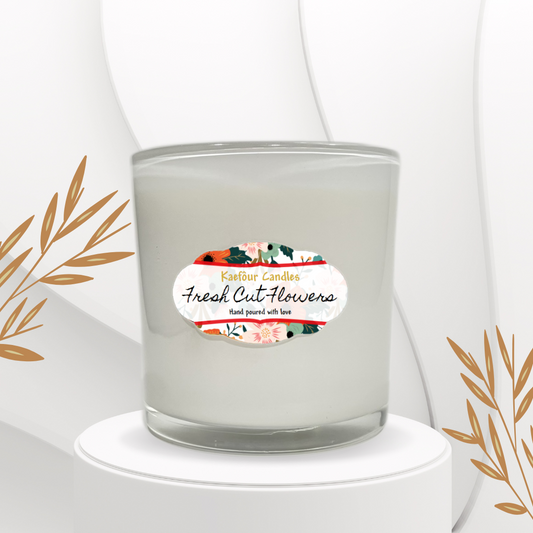 Fresh Cut Flowers - 3 Wick Candle