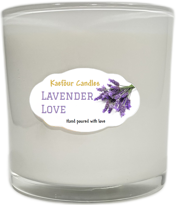 Lavender Love - 3  Wick Candle