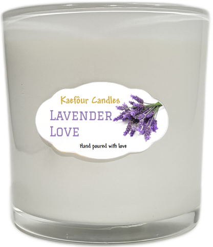 Lavender Love - 3  Wick Candle