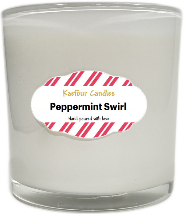 Peppermint Swirl - 3 Wick Candle