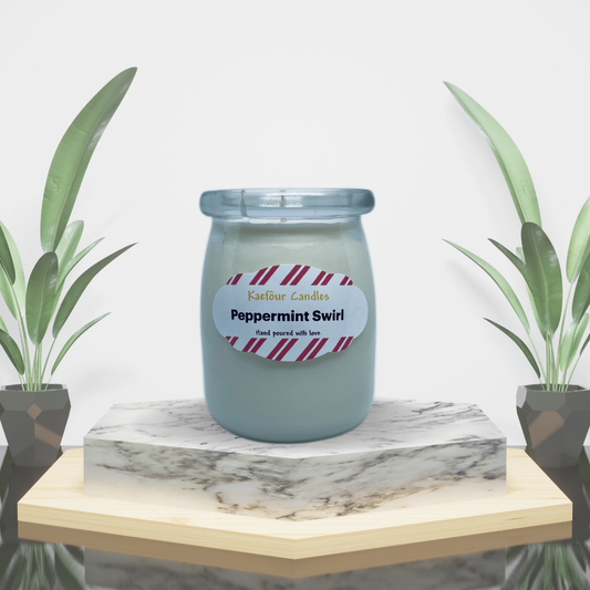 Peppermint Swirl - Single Wick Candle